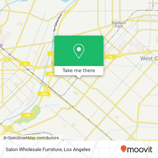 Salon Wholesale Furniture map