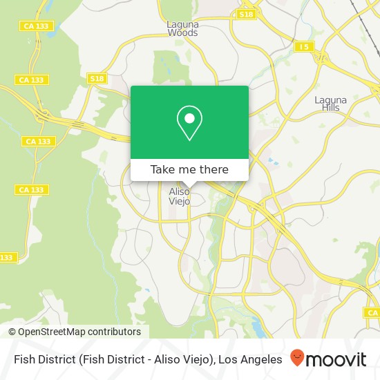 Fish District (Fish District - Aliso Viejo) map
