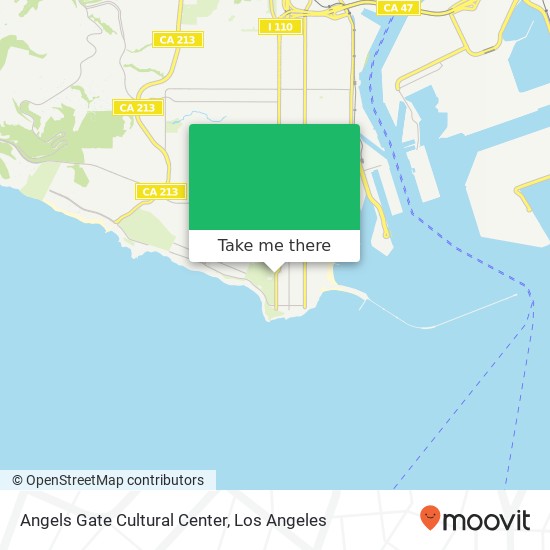 Mapa de Angels Gate Cultural Center