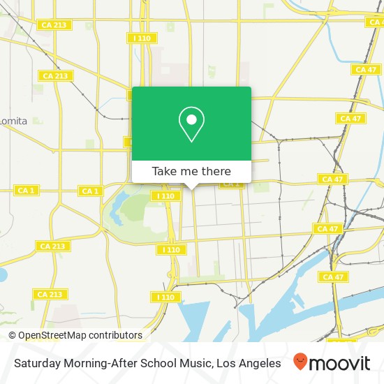 Saturday Morning-After School Music map