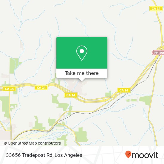 Mapa de 33656 Tradepost Rd