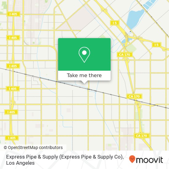 Mapa de Express Pipe & Supply