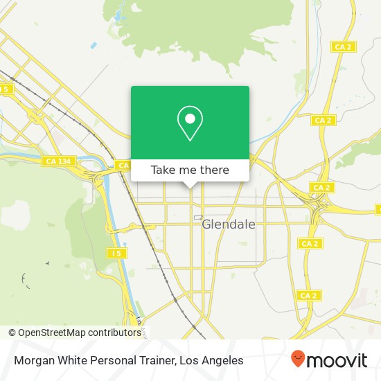Mapa de Morgan White Personal Trainer