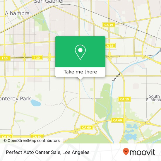 Perfect Auto Center Sale map