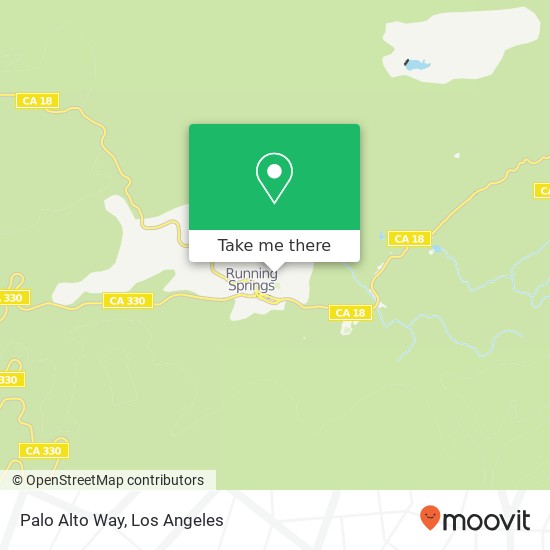 Palo Alto Way map