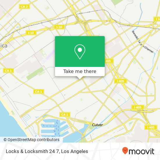 Locks & Locksmith 24 7 map