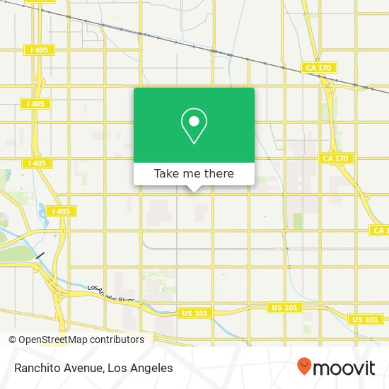Ranchito Avenue map