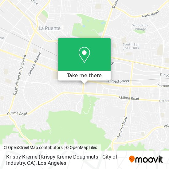 Krispy Kreme (Krispy Kreme Doughnuts - City of Industry, CA) map