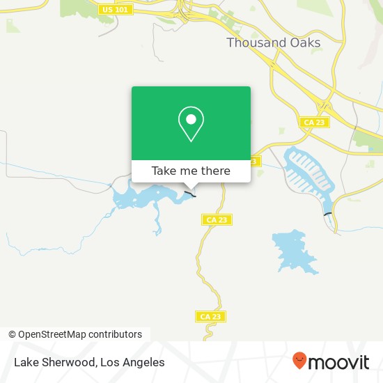 Lake Sherwood map