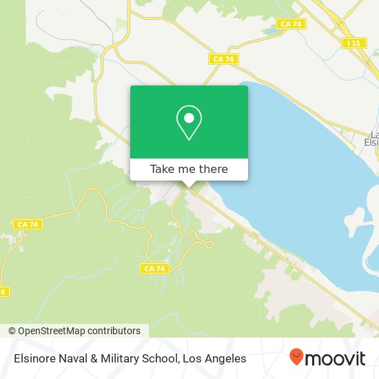 Elsinore Naval & Military School map