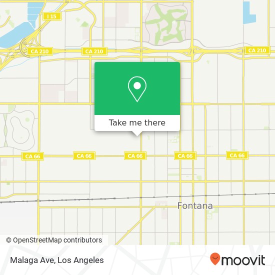 Mapa de Malaga Ave