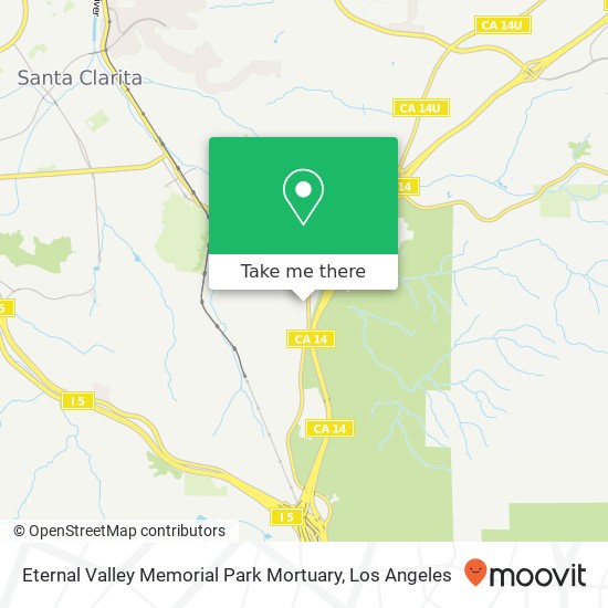 Mapa de Eternal Valley Memorial Park Mortuary