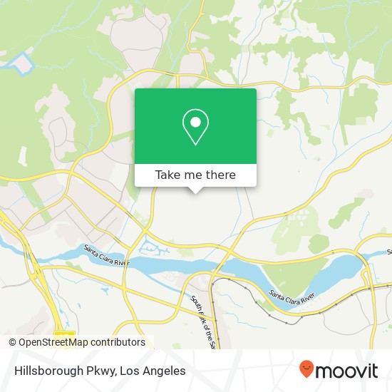 Mapa de Hillsborough Pkwy