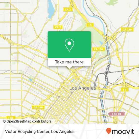 Victor Recycling Center map