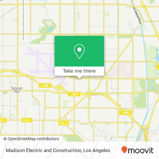 Madison Electric and Construction map