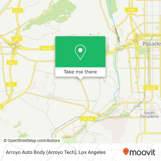 Arroyo Auto Body (Arroyo Tech) map