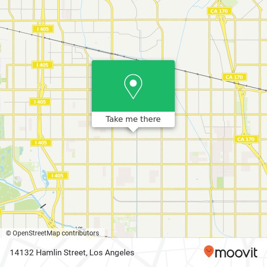 14132 Hamlin Street map