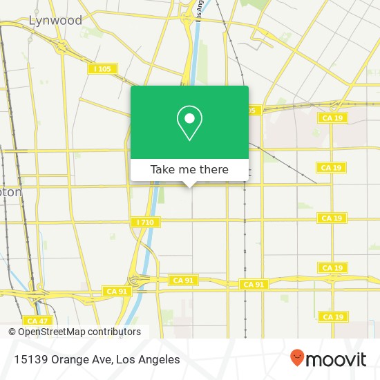 15139 Orange Ave map