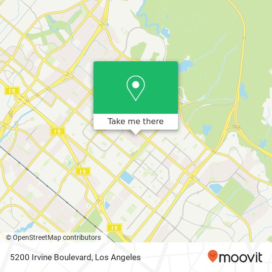 5200 Irvine Boulevard map