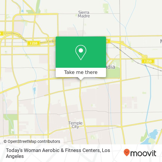 Mapa de Today's Woman Aerobic & Fitness Centers