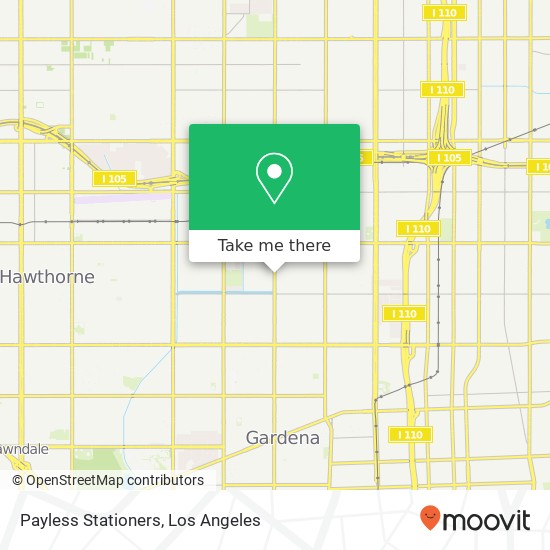 Payless Stationers map