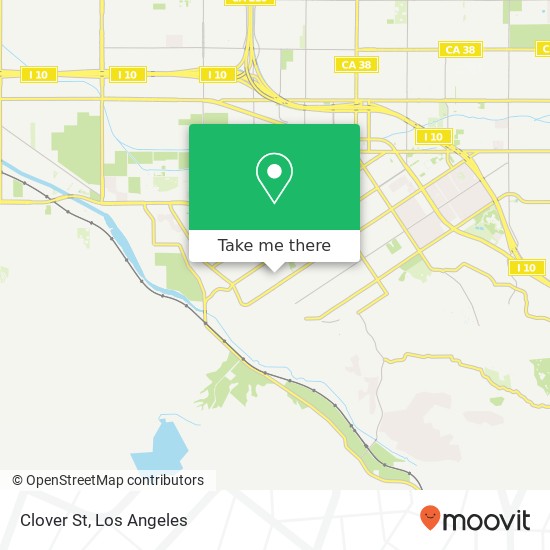 Clover St map