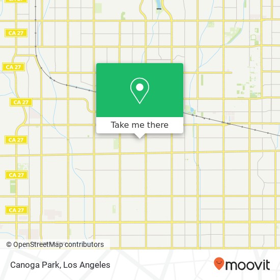 Canoga Park map