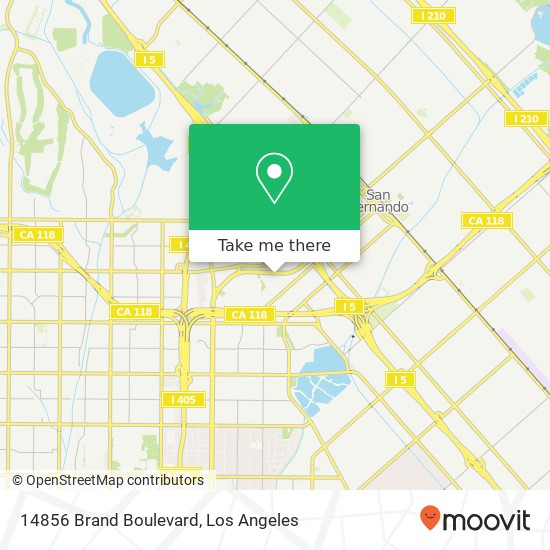 14856 Brand Boulevard map