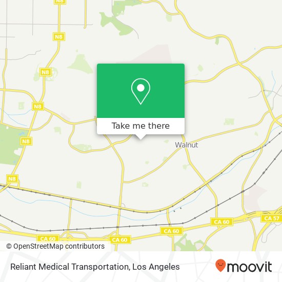 Reliant Medical Transportation map