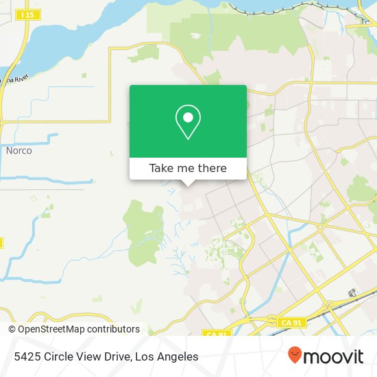 5425 Circle View Drive map
