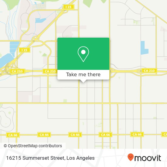 Mapa de 16215 Summerset Street