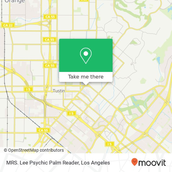 MRS. Lee Psychic Palm Reader map