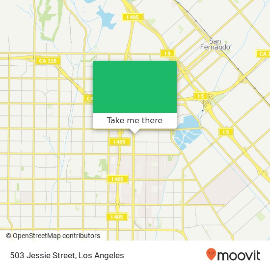 503 Jessie Street map