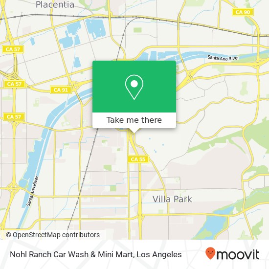 Nohl Ranch Car Wash & Mini Mart map