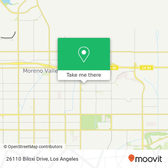 26110 Biloxi Drive map
