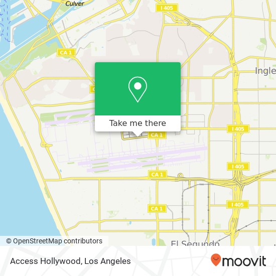 Mapa de Access Hollywood