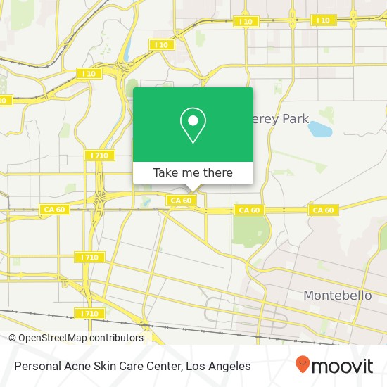 Personal Acne Skin Care Center map