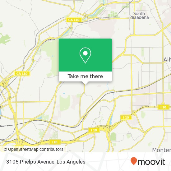 Mapa de 3105 Phelps Avenue