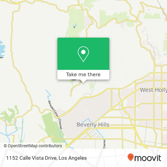 1152 Calle Vista Drive map