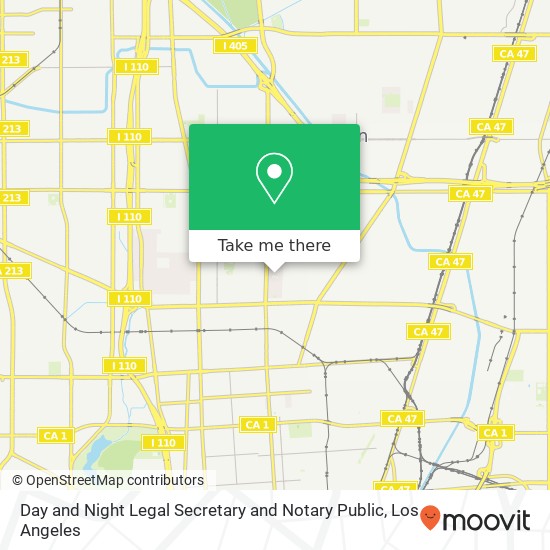 Mapa de Day and Night Legal Secretary and Notary Public