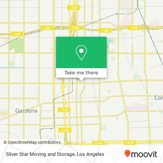 Mapa de Silver Star Moving and Storage