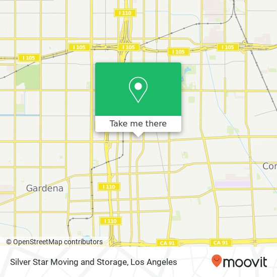 Silver Star Moving and Storage map