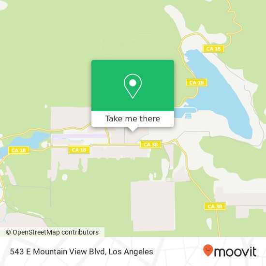 543 E Mountain View Blvd map