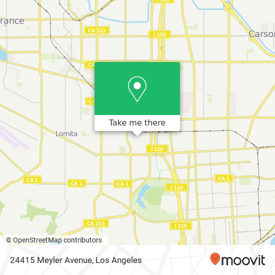 24415 Meyler Avenue map