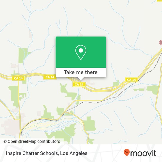 Mapa de Inspire Charter Schools
