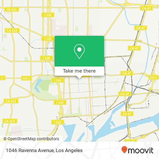 1046 Ravenna Avenue map