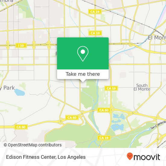 Mapa de Edison Fitness Center