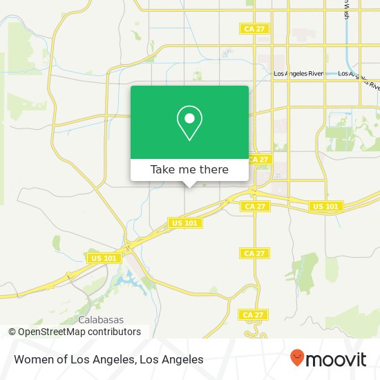 Women of Los Angeles map