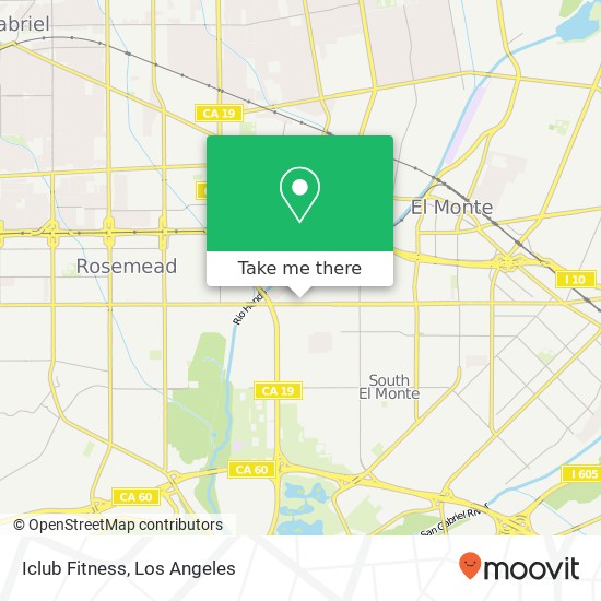 Iclub Fitness map