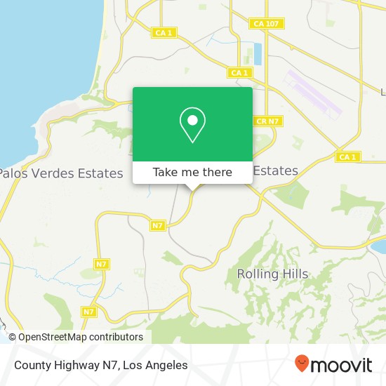 Mapa de County Highway N7